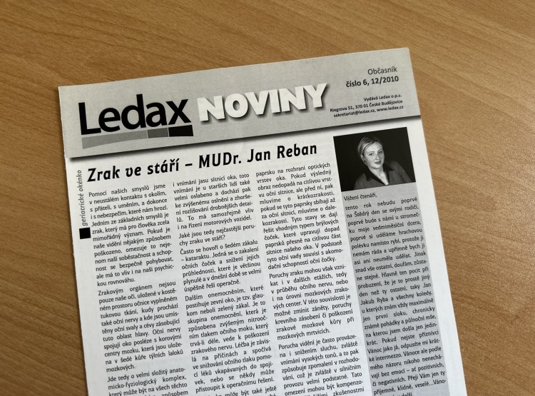 Zrak ve stáří - MUDr. Jan Reban