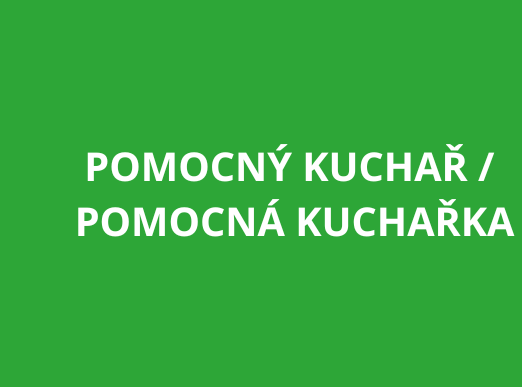 Vysoké Mýto: Pomocný kuchař / pomocná kuchařka