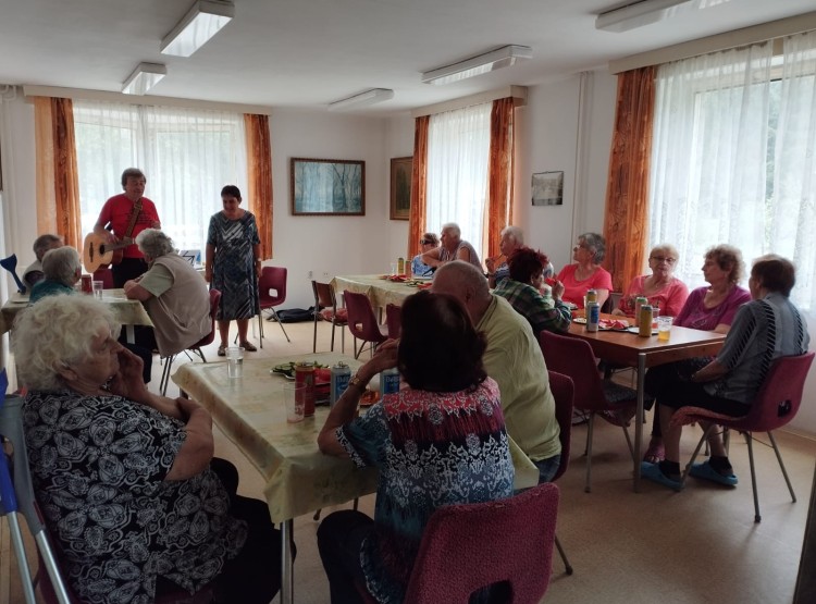 Společenské odpoledne v Domě s pečovatelskou službou v Trhových Svinech