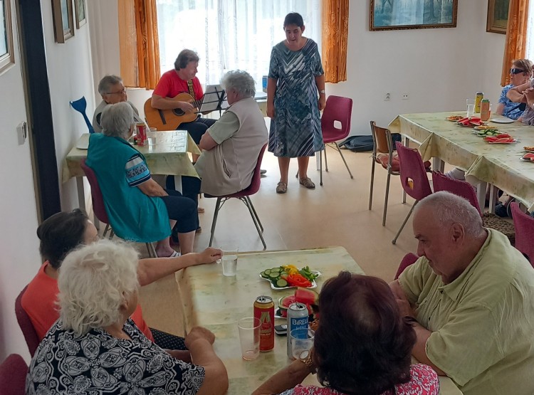 Společenské odpoledne v Domě s pečovatelskou službou v Trhových Svinech