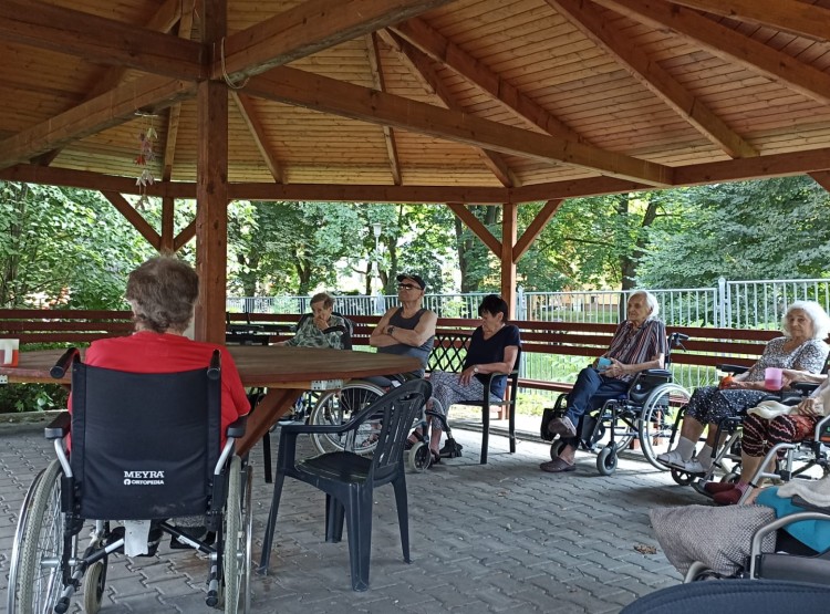 Hudební vystoupení v Centru sociálních služeb Domus