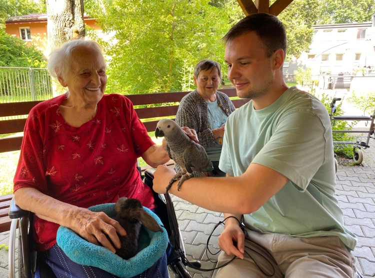 Zooterapie v Centru sociálních služeb Domus