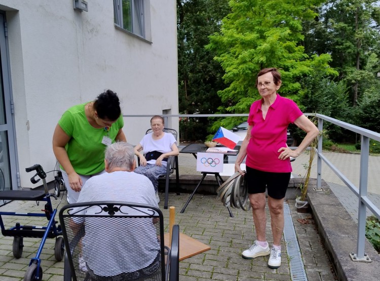 Olympiáda v Centru sociálních služeb Emausy