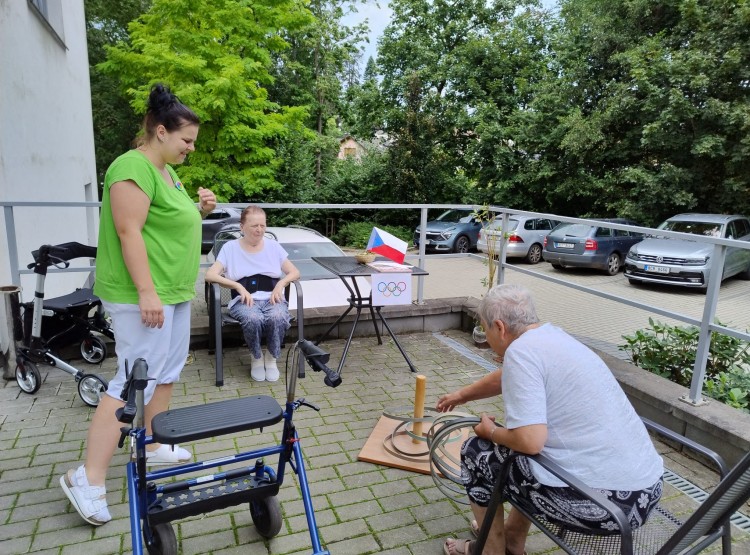 Olympiáda v Centru sociálních služeb Emausy