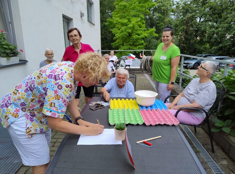 Olympiáda v Centru sociálních služeb Emausy