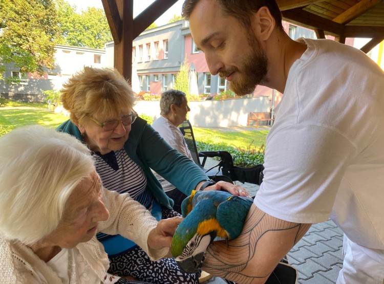 Zooterapie v Centru sociálních služeb Domus