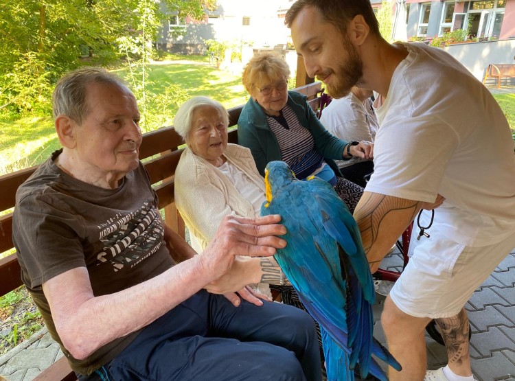 Zooterapie v Centru sociálních služeb Domus