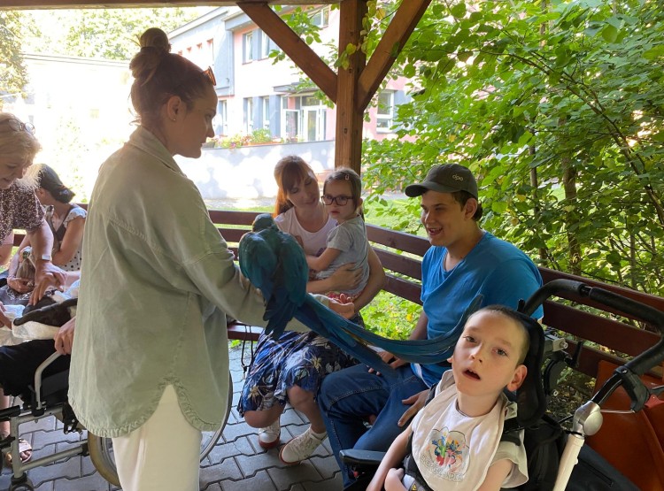 Zooterapie v Centru sociálních služeb Domus