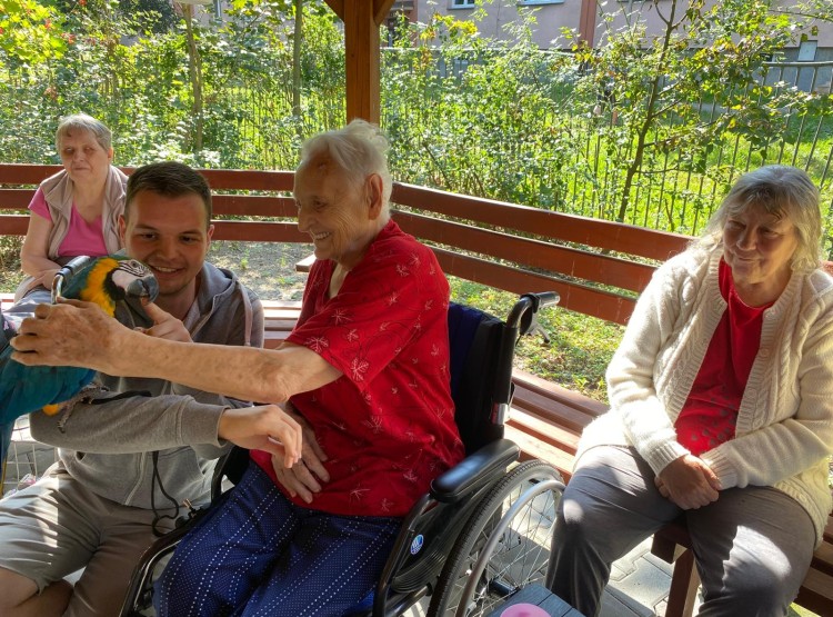 Zooterapie v Centru sociálních služeb Domus