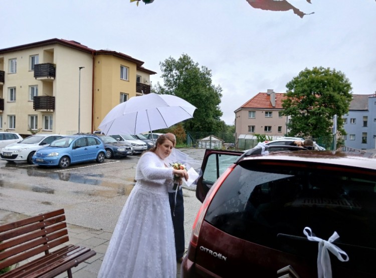 Svatba v Domě s pečovatelskou službou v Dačicích