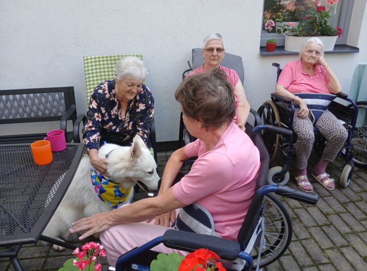 Bingo, reminiscence a milá seznamovací návštěva v Centru sociálních služeb Emausy