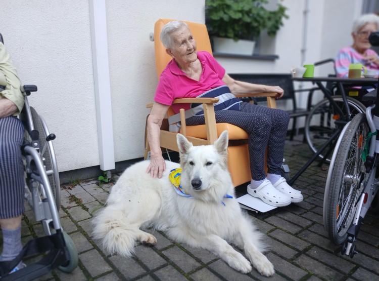 Bingo, reminiscence a milá seznamovací návštěva v Centru sociálních služeb Emausy