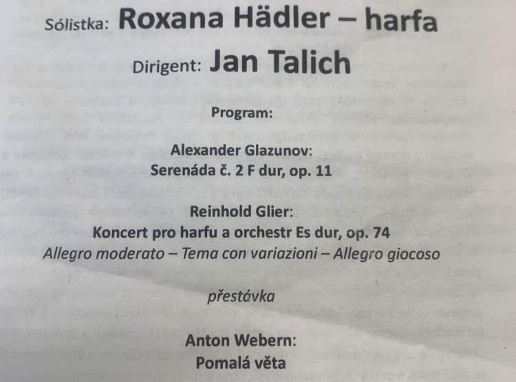 Návštěva koncertu Jihočeské filharmonie