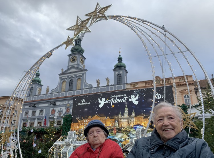 Návštěva vánočních trhů v Českých Budějovicích