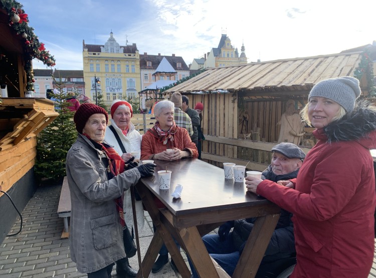 Návštěva vánočních trhů v Českých Budějovicích