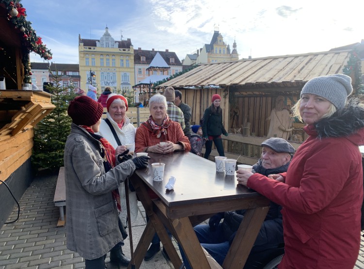 Návštěva vánočních trhů v Českých Budějovicích