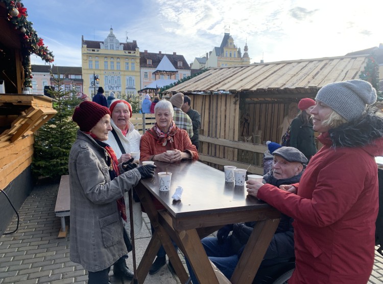 Návštěva vánočních trhů v Českých Budějovicích