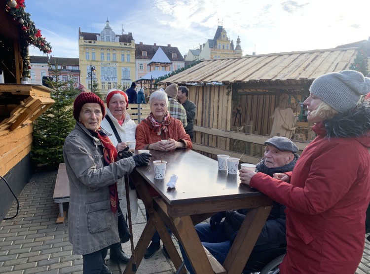 Návštěva vánočních trhů v Českých Budějovicích