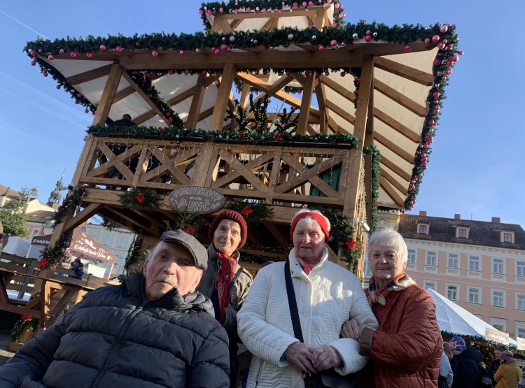 Návštěva vánočních trhů v Českých Budějovicích