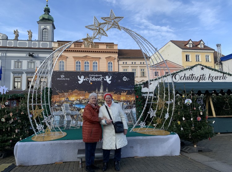 Návštěva vánočních trhů v Českých Budějovicích