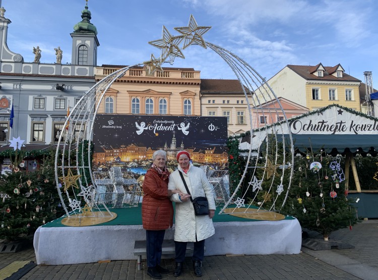 Návštěva vánočních trhů v Českých Budějovicích