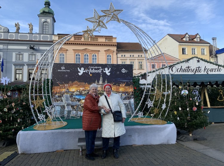 Návštěva vánočních trhů v Českých Budějovicích