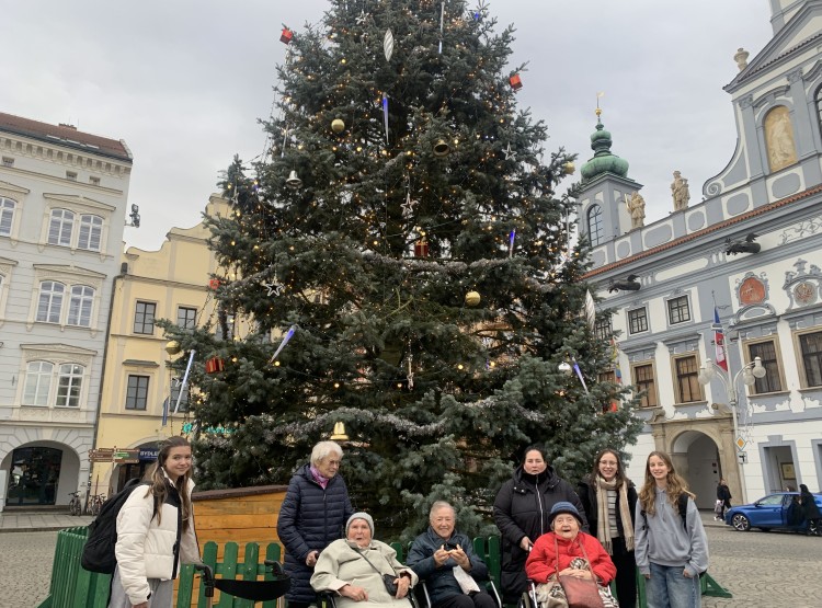 Návštěva vánočních trhů v Českých Budějovicích