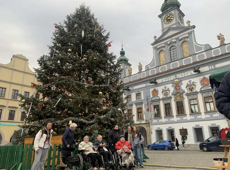 Návštěva vánočních trhů v Českých Budějovicích