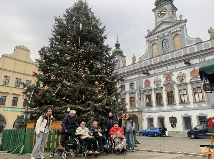 Návštěva vánočních trhů v Českých Budějovicích