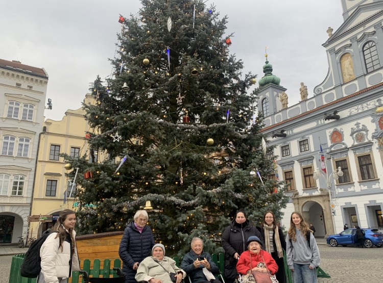 Návštěva vánočních trhů v Českých Budějovicích