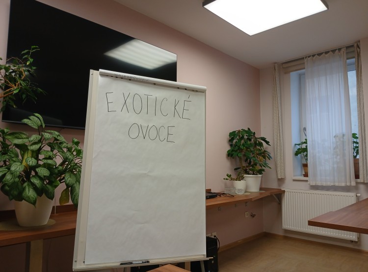 Exotické ovoce v Centru sociálních služeb Emausy