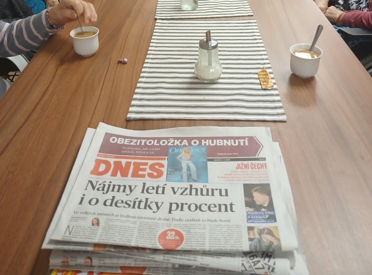 M-klub v Centru sociálních služeb Emausy